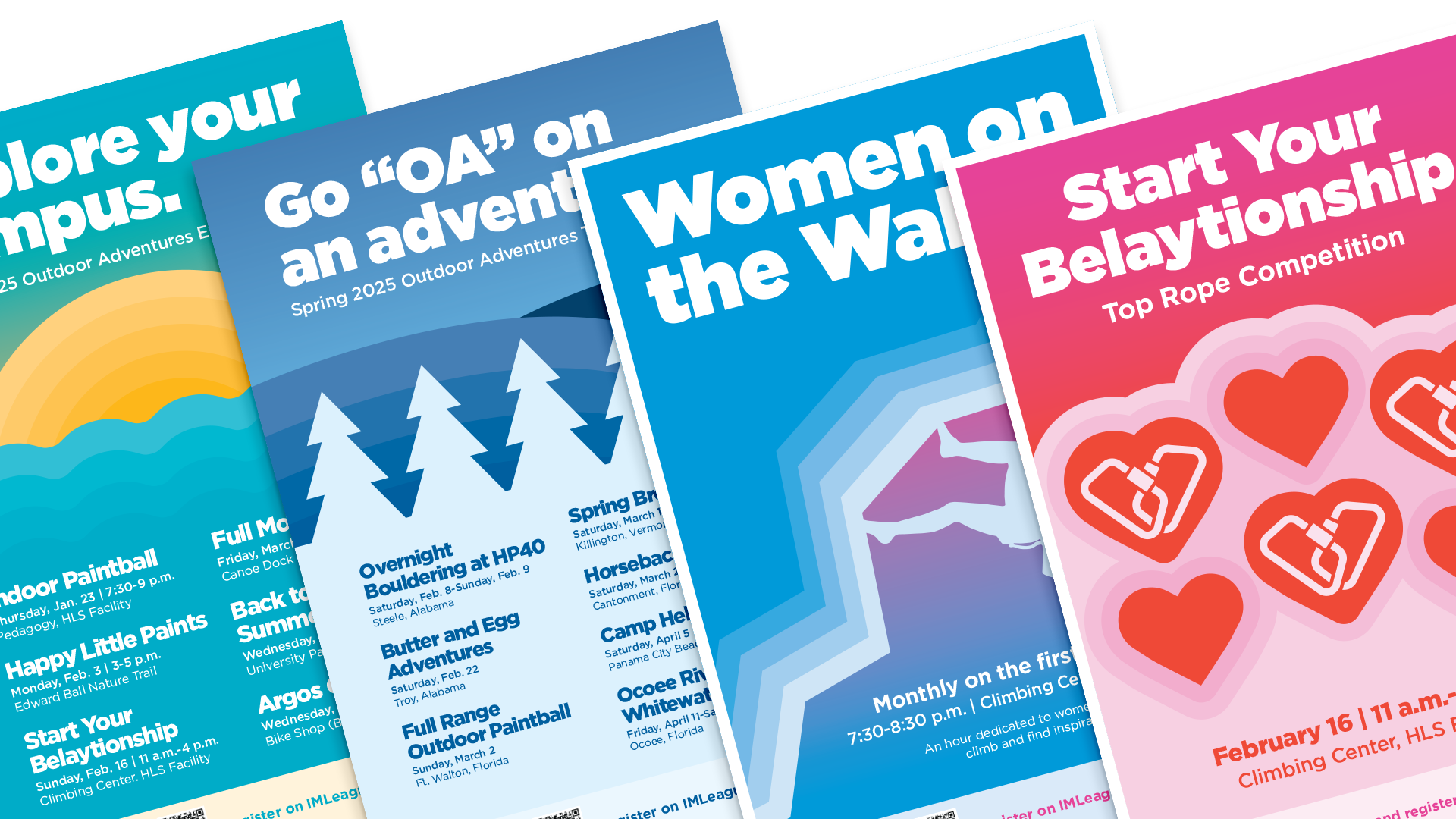 Outdoor Adventures Poster Series